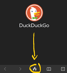 Fire Button In DuckDuckGO PC