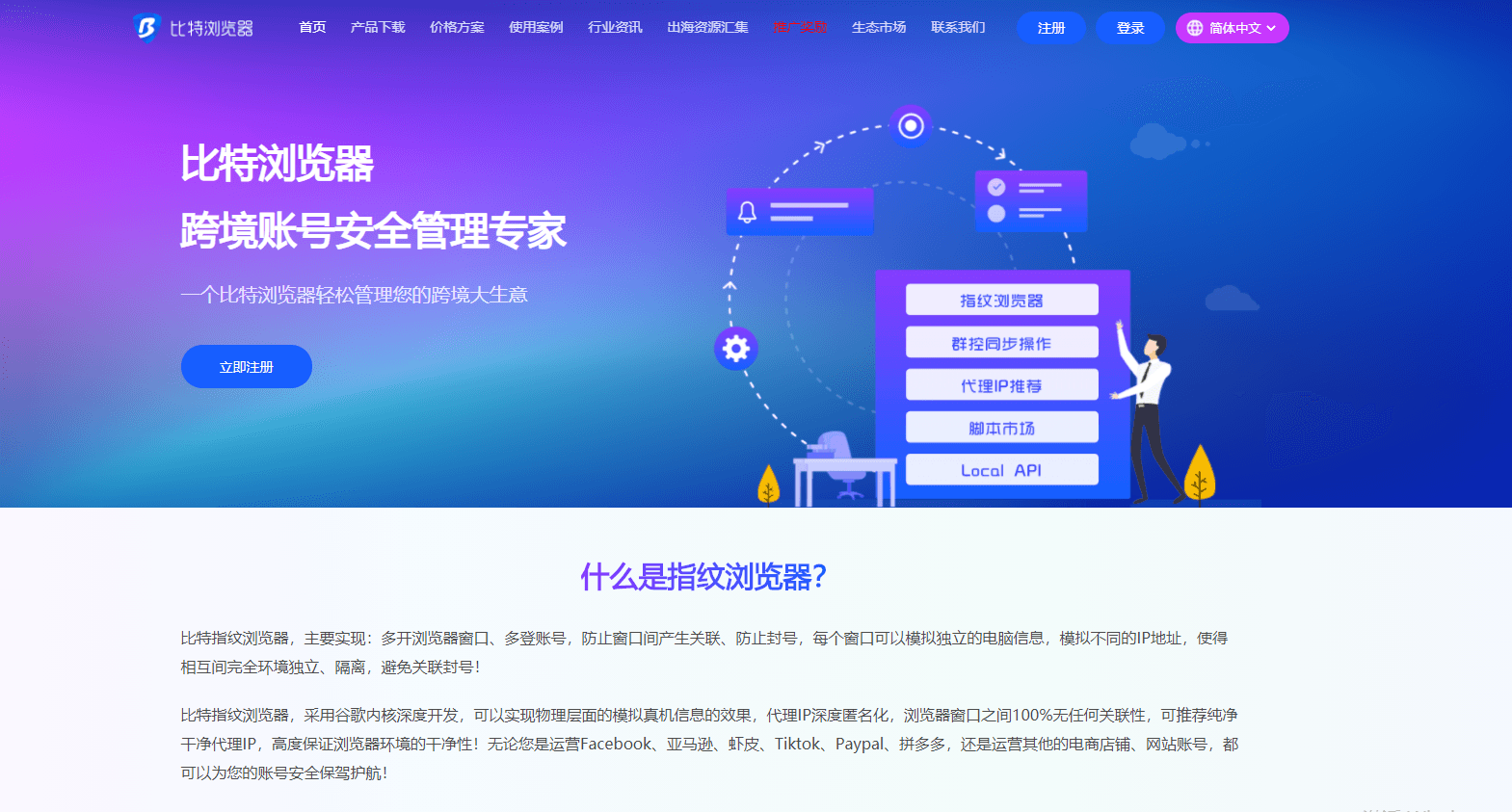 比特反检测指纹浏览器