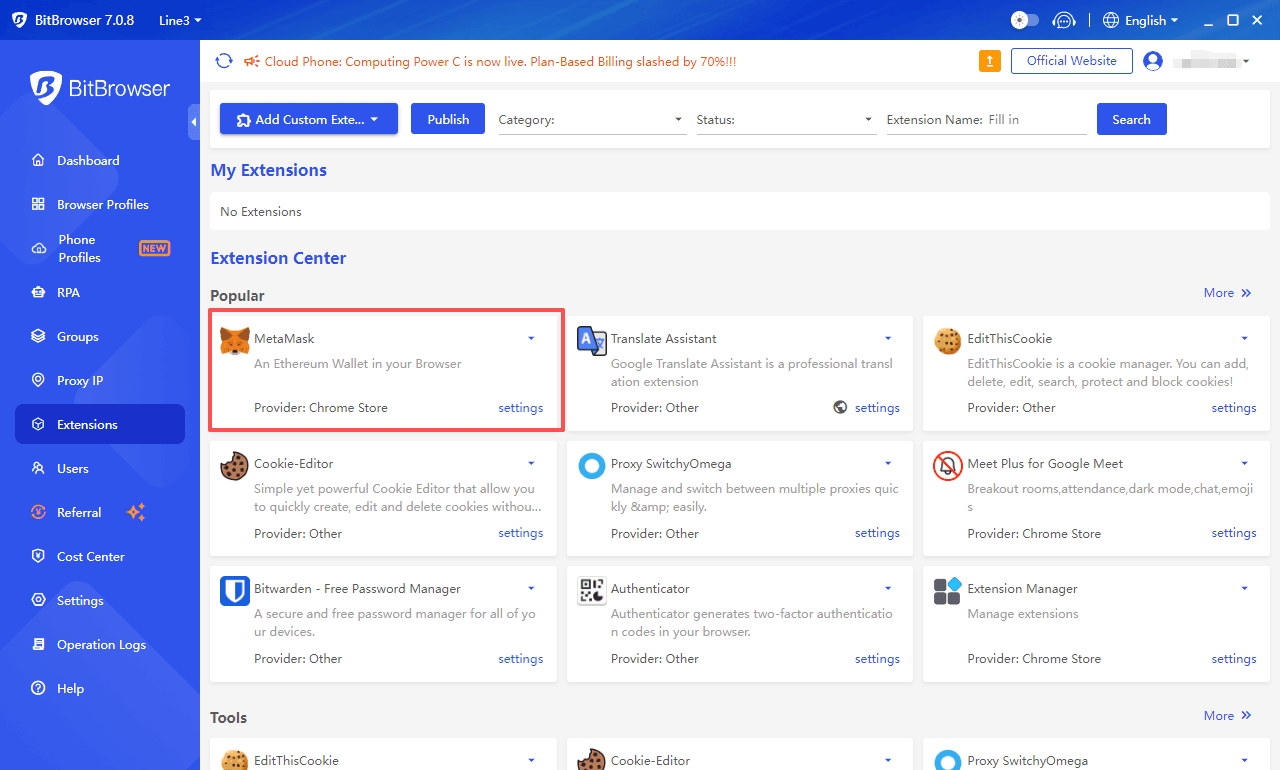 Qu?n ly Nhi?u Tài kho?n và Ví Crypto