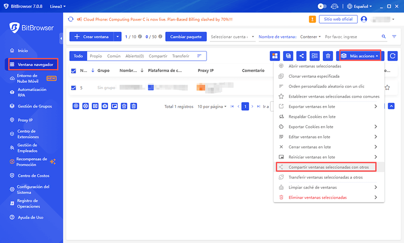 Entorno Compartido y Bloqueo de Seguridad