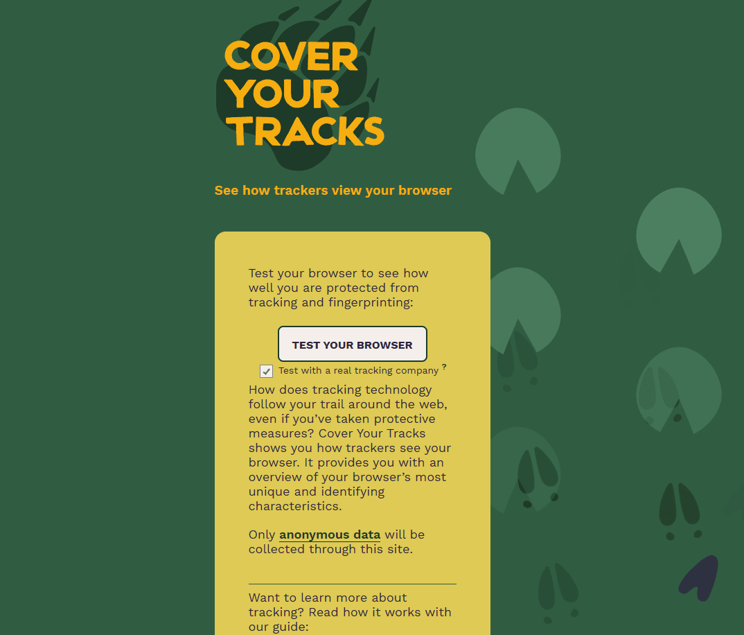 Cover Your Tracks