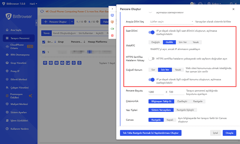 Proxy IP'yi Otomatik E?le?tir