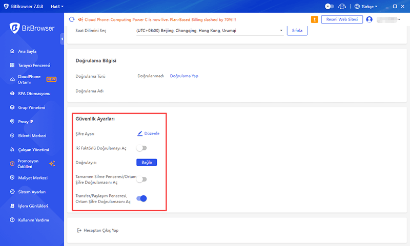 Payla??lan Ortam ve Güvenlik Kilidi