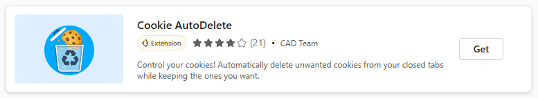 Cookie AutoDelete