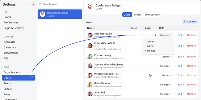 Add Team Member In Gmail