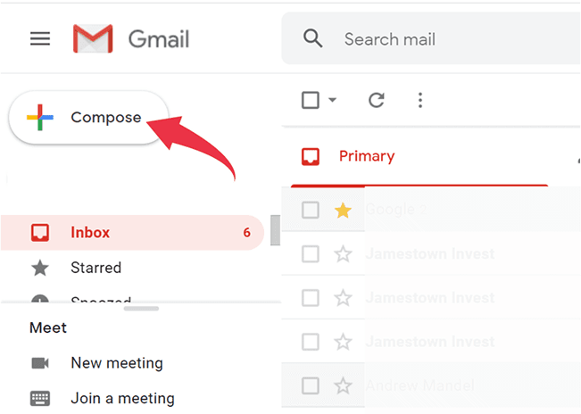 Compose Accounts Via Gmail App