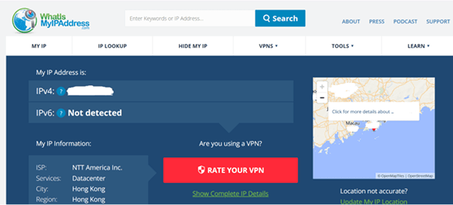 Confirm Your New IP