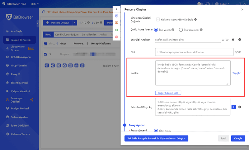 Hesap Gizlili?i / ?erez Giri?i