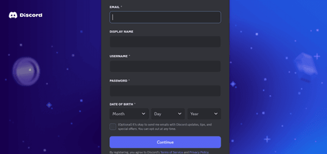 Create A New Discord Account