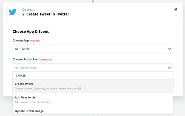 Create a Tweet on Twitter