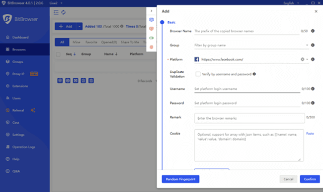 Customize Settings