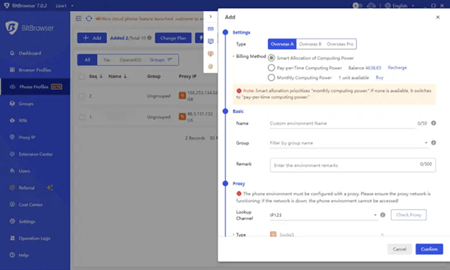 Customize Settings for Phone Profile