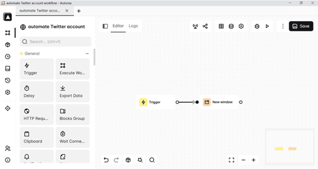 Customize Workflow on Automa