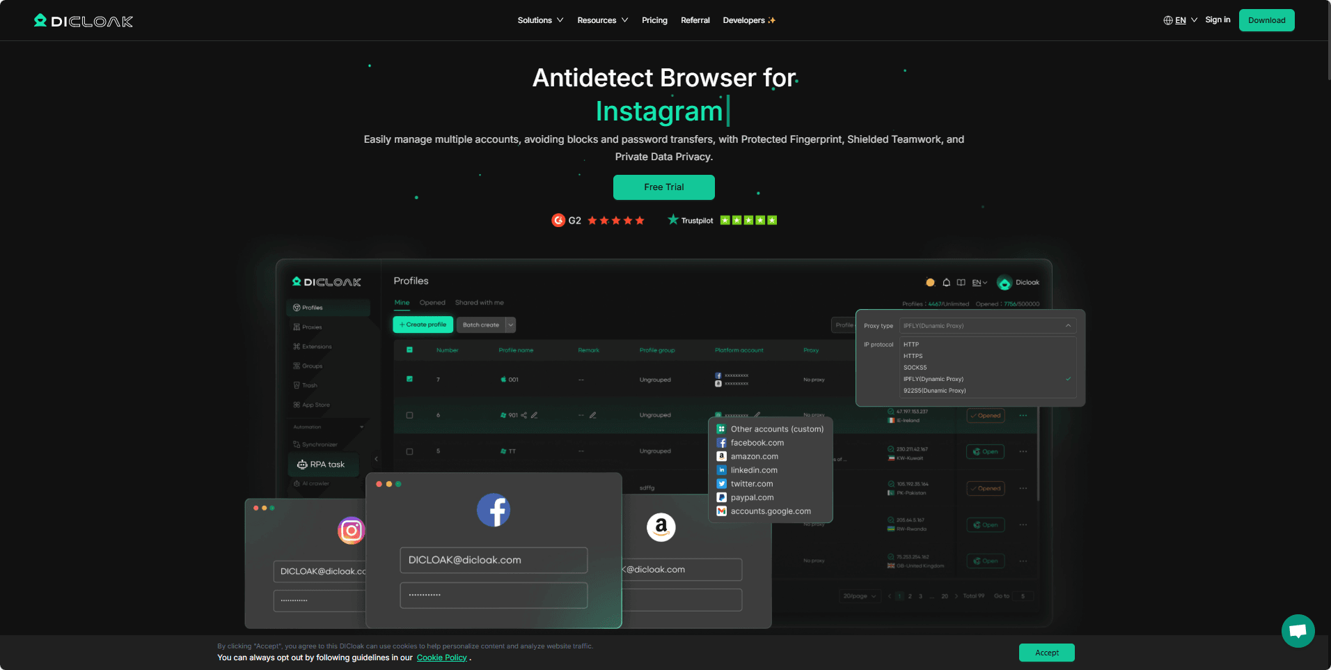 Главная страница Dicloak.png