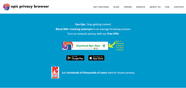 Epic Privacy Browser