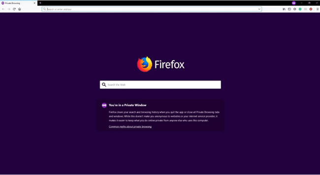 Firefox Private Browsing