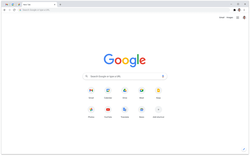 Google Chrome Interface