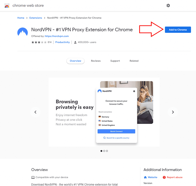 Install Unlock Websites Google Extension