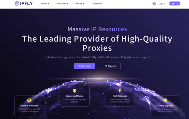 IPFLY Best Facebook Proxy Server Site