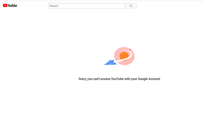 No Access to YouTube