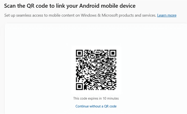 Scan the QR Code