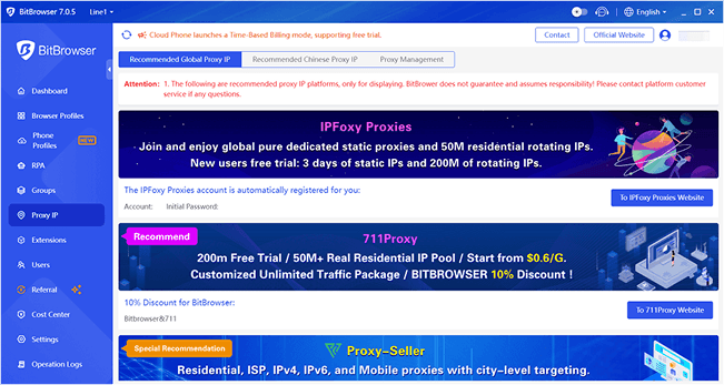Select a Preferred Proxy