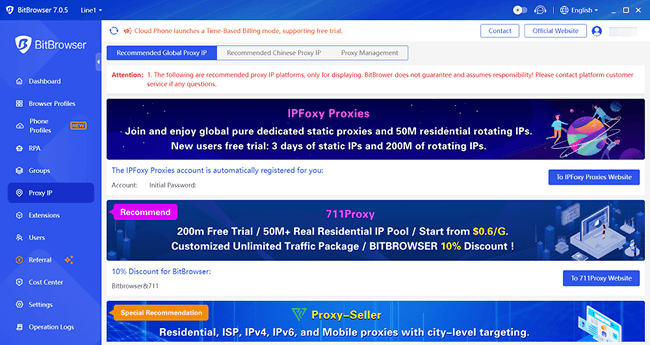 Select a Preferred Proxy