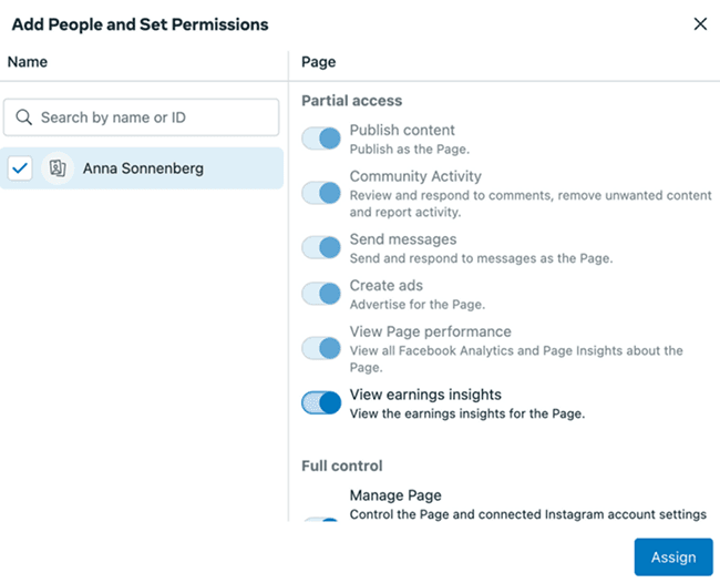 Set Permissions