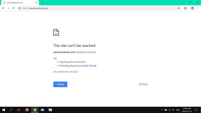 Website Blocked